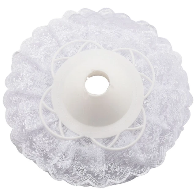 6Pcs Lace Bouquet Collar, Lace Collar DIY Bouquet Holder Wedding Bridal J5S6