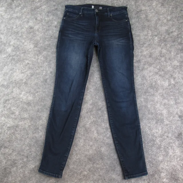 Kut From The Kloth Jeans Womens 10 Blue Skinny High Rise Dark Wash Stretch Denim