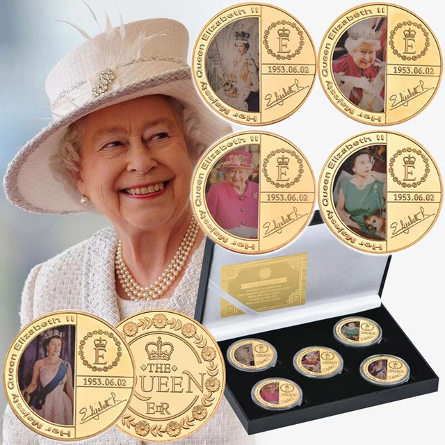 19262022 HER MAJESTY The Queen Elizabeth II Commemorative Coins Set