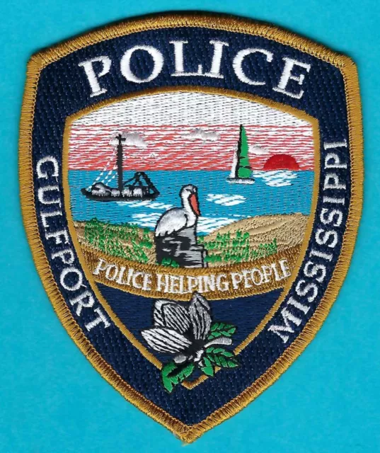 Gulfport Mississippi Police Shoulder Patch