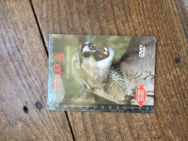 DVD DOCUMENTAIRE animaux natural killers 21 puma le lion des ameriques   NEUF