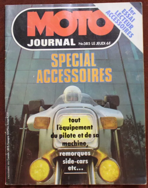 MOTO Journal - n°385 (1978) Spécial Accessoires