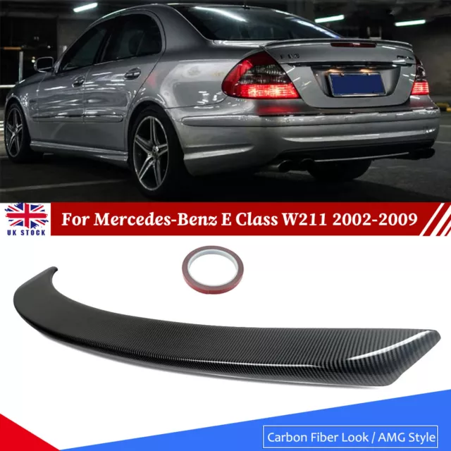 MERCEDES W211 E-CLASS SALON REAR/BOOT SPOILER (2002-2008)