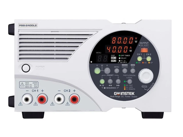 Instek PSB-2400L2 (0~80V x 2 / 0~40A x 2 / 800W) Multi-Range DC Power Supply