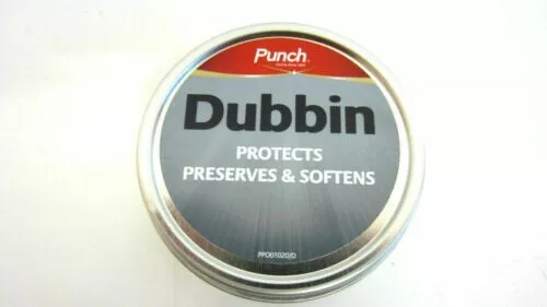 Punch Dubbin Neutral Tin Waterproofs Protect Leather Shoe Boot Wax Shoe Polish