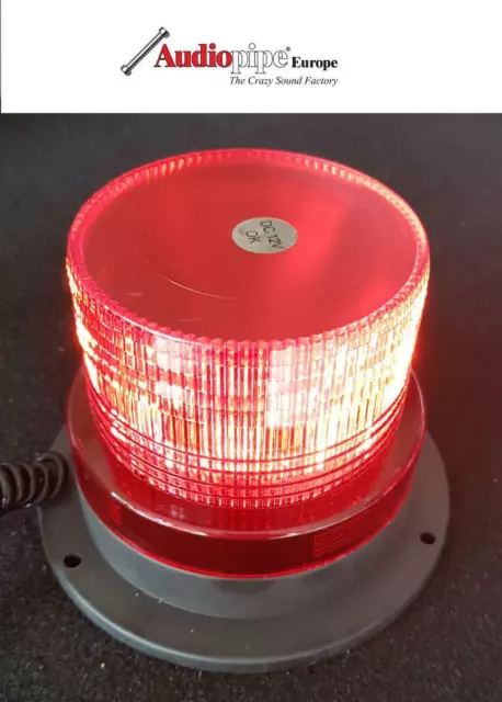 GELBE LED RUNDUMLEUCHTE Warnleuchte Blitzleuchte Magnet mit