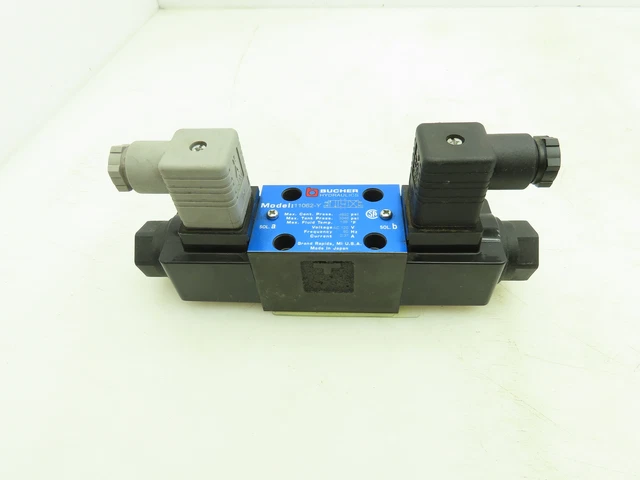 Bucher Hydraulics 11062-Y Hydraulic Valve 4932PSI Max 158 F° Max 120V 60Hz 0.31