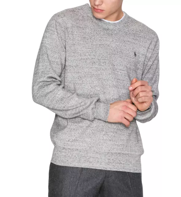 Polo Ralph Lauren Pullover Crewneck Sweatshirt Sweater Heather Gray Size 2XB