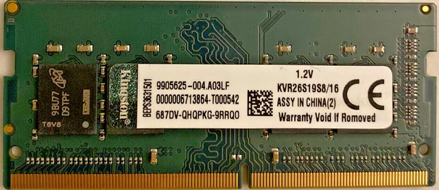 Kingston KVR21R15D4/32 Arbeitsspeicher – 32 GB DDR4 2133 MHz, ECC Registered, Für Server