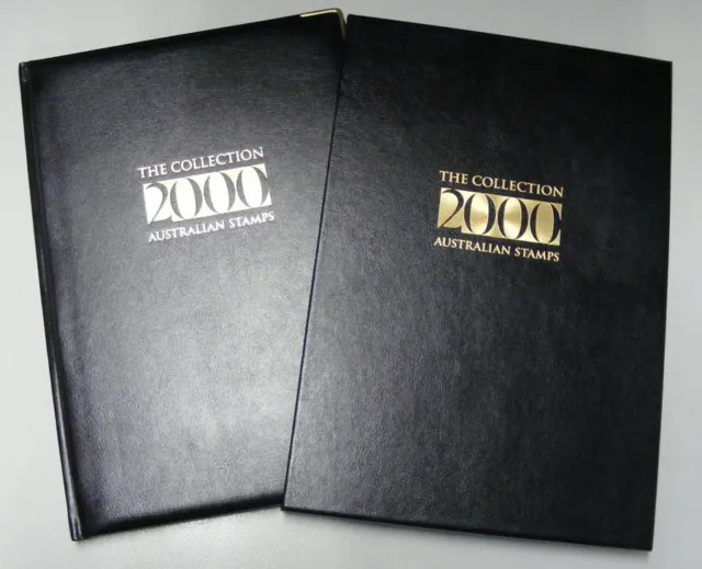 Australia Post 2000 Leather Year Album collection. PO Cost $117. Retail $195 MUH