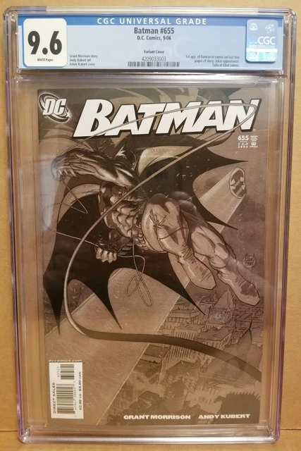 Batman #655 Cgc 9.6 (Nm+) 1:10 Adam Kubert Variant 1St Damian Wayne Appearance