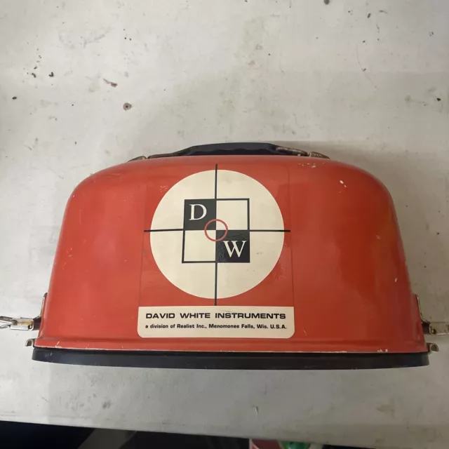 Vintage David White Instruments Universal 8080-58 Surveyors Transit w/Case