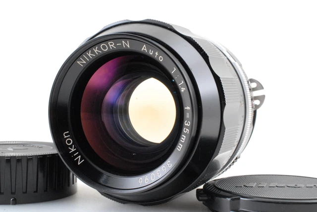 [Near MINT] Nikon NIKKOR-N Auto 35mm f/1.4 Ai Converted Manual Lens From JAPAN