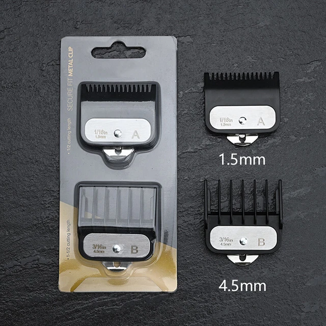 1.5MM+4.5 MM HAIR Clipper Guide Comb Set Standard Guards Attach Trimmer