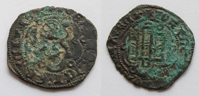 ZALDI2010 - Juan II (1405-1454) , White Burgos. 0.0705oz/0 15/