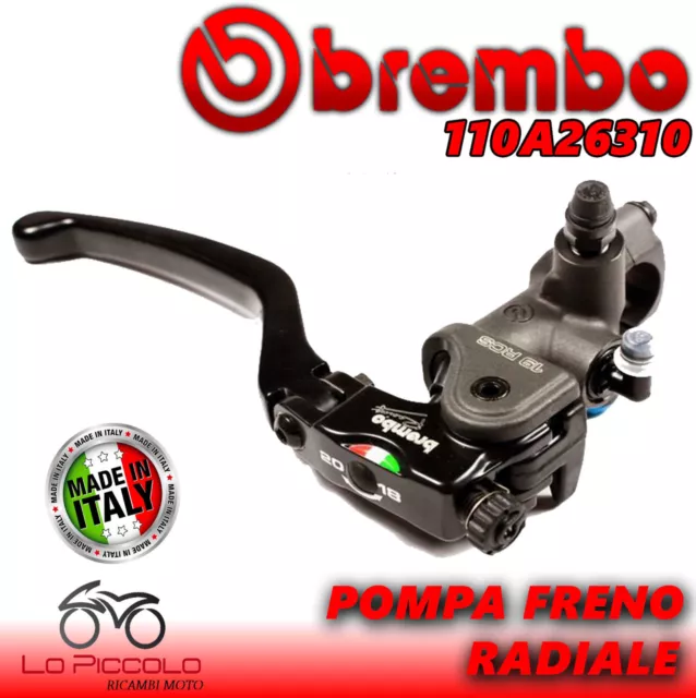 Bombas De Frein Antérieur Radial Moto BREMBO Rcs 19X18X20 Maitre Cylindre