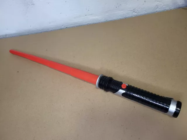 Star Wars Lightsaber Hasbro 1999 Flick Out Cosplay Belt Clip Red Darth Vader