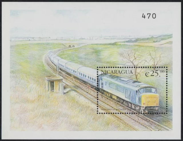 Nicaragua Hb 306 2000 Train MNH