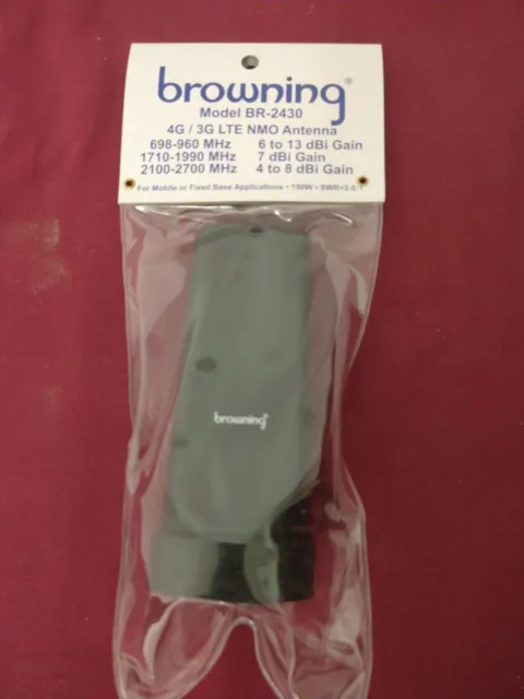 BROWNING BR-2430 4G/ 3G/ LTE NMO ANTENNA 698-960/ 1710-1990/ 2100-2700 MHz