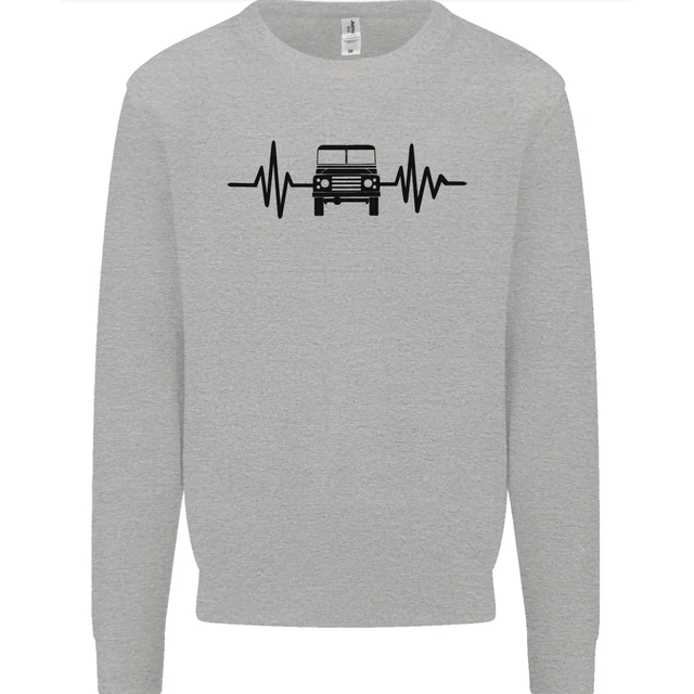Felpa da uomo 4x4 Heart Beat Pulse Off Roading