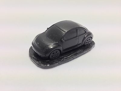 New Beetle Black 1:92 Scale Model Car Handmade in Sheffield