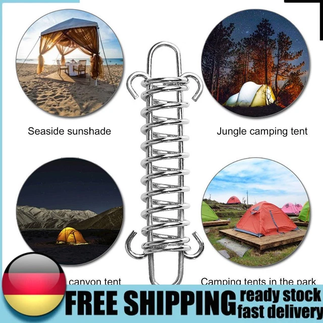 Windseil-Schnalle, für Outdoor, Camping, mit Federhaken, 5 Stück DE