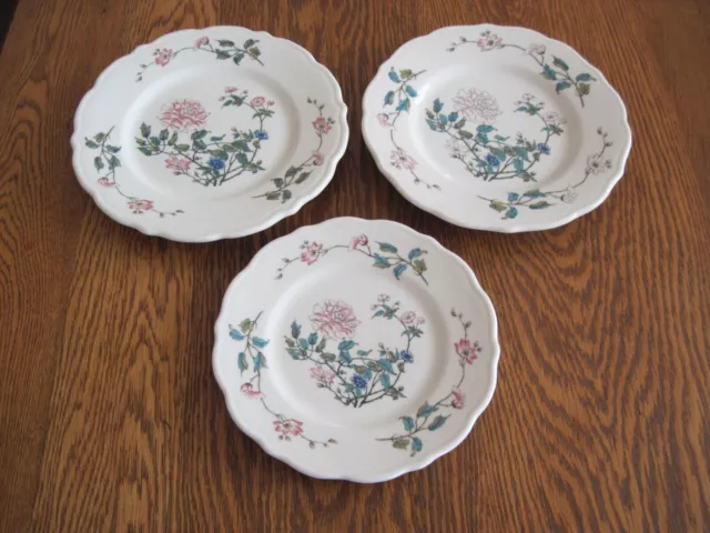 Vintage Syracuse China SUMMERDALE Restaurant Ware Set of 3 Plates