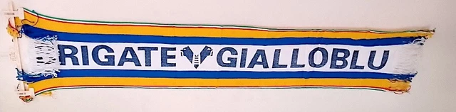 Passamontagna Ultras Stadio - Righe Giallo/Blu - Unisex - Unica Taglia