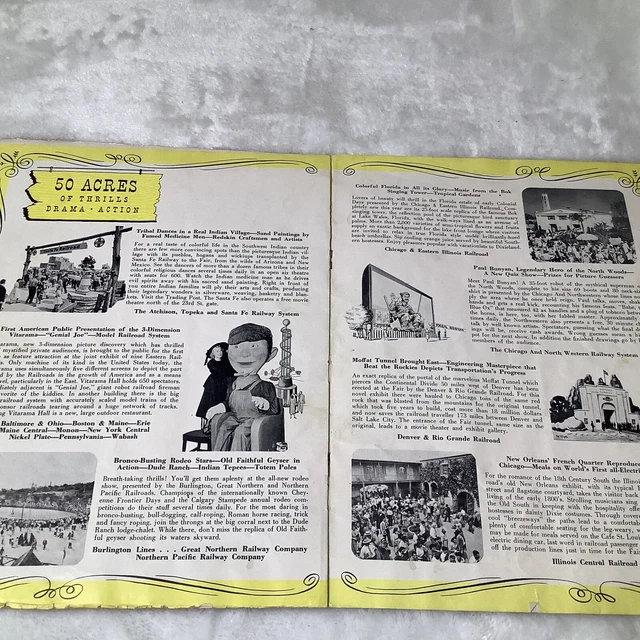 1949 CHICAGO RAILROAD FAIR Official Guide Book 5