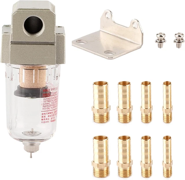 Separatore Olio Motore, Biuzi 1Pc Alluminio Ferro Ottone E Vetro Auto Universale