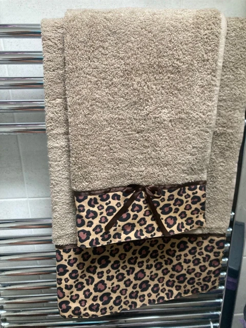 Lola leopard towel collection clearance