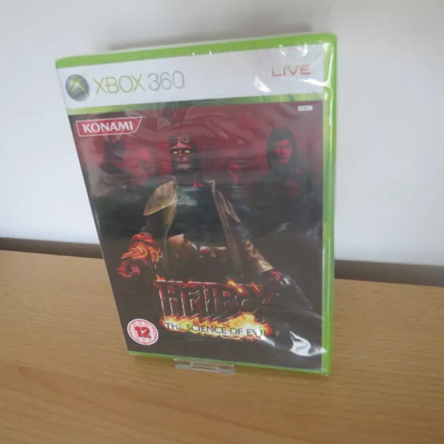 HELLBOY THE SCIENCE OF EVIL XBOX 360, NEW SEALED pal version