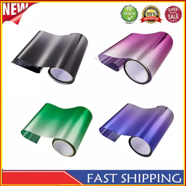 135x20cm Heat Insulation Sticker Gradient Colorful Sun Visor Protection Sticker