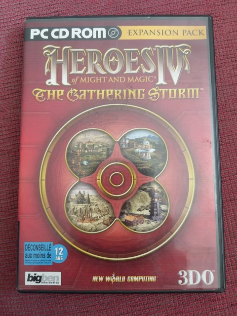 Jeu PC : Heroes Of Might And Magic IV - The Gathering Storm (édition Catherine) - Très Bon état 2002
