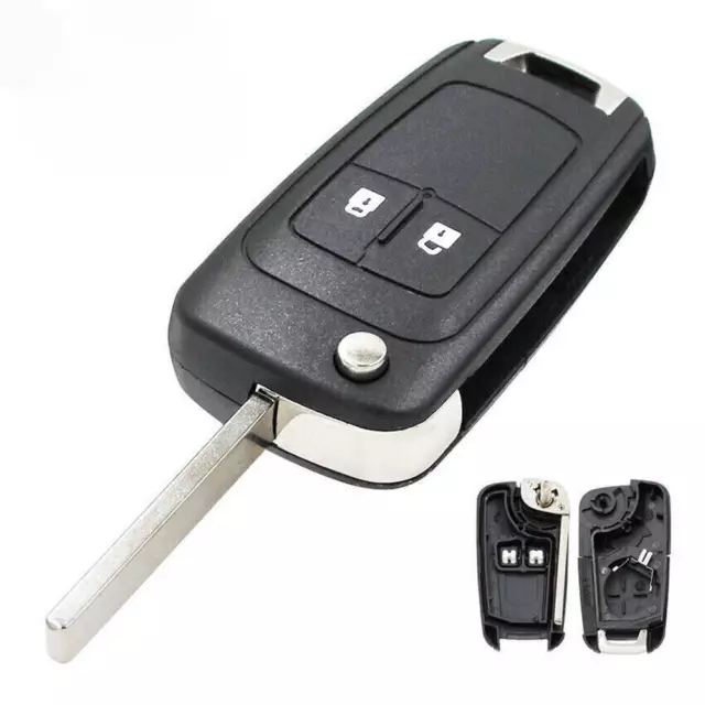 3 Tasten Flip Key Case für Opel Astra J GTC 2010-2016 Fernbedienung HU100 Blade