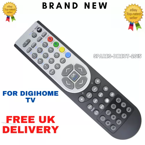 New Tv Remote Control For Digihome Tv 19822Dvd
