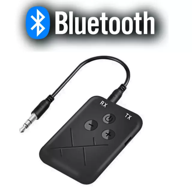 Wireless 2-in-1  Bluetooth 5.0 Receiver Transmitter Adapter Audio 3.5mm Jack Aux