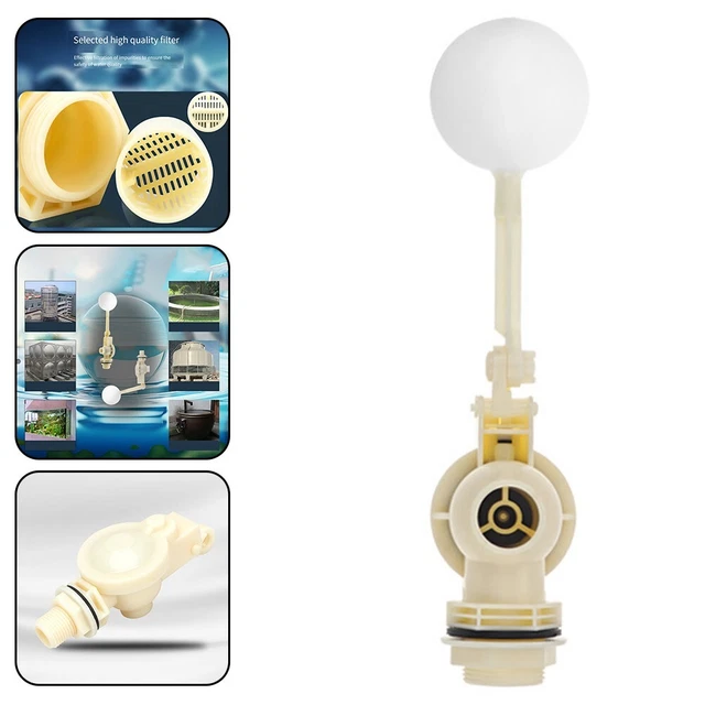 Vanne D'entrée D'eau Horizontale Avec Flotteur Réglable - En ABS - Pour Tuyau Plastique - Neuf