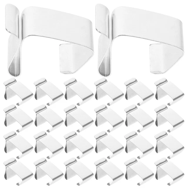 Lot De 120 Crochets Réutilisables En Plastique Pour Gouttière