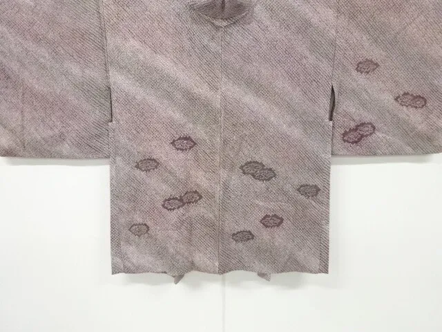 6611185: Japanese Kimono / Antique Haori / All Shibori / Abstract Pattern