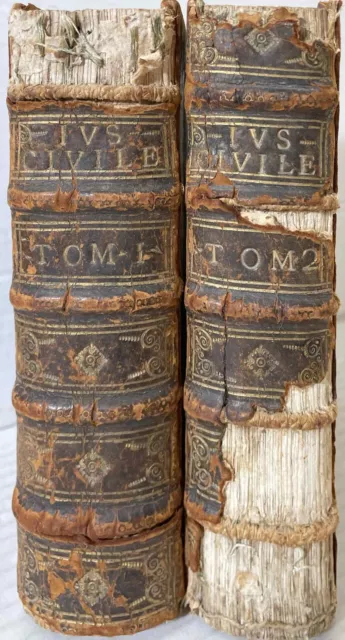 1589, Justinianus / Godefroy, Corpus Iuris Civilis, 2 tomes.