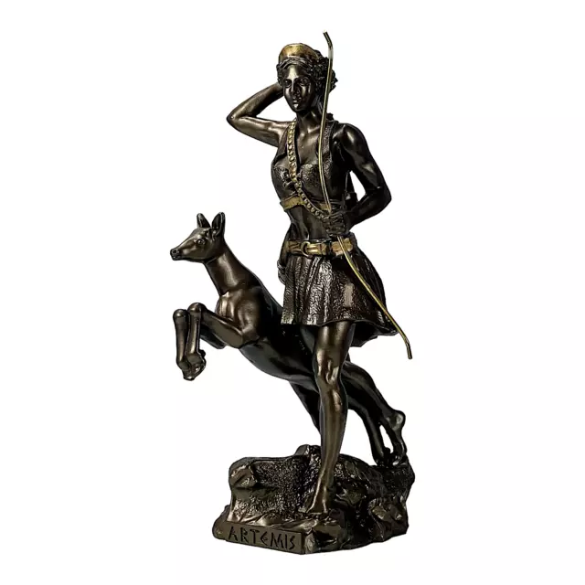 Artemis Diana Greek Roman Goddess Statue Sculpture Figure Bronze Effect