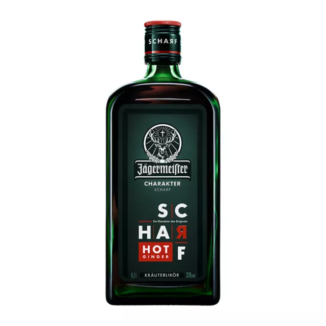 Jägermeister Scharf Hot Ginger Kräuterlikör 33% Vol. 700ml