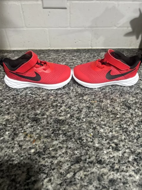 Shoes Universal Kids Nike 607 Revolution 6 T DD1094607 Red Size 9