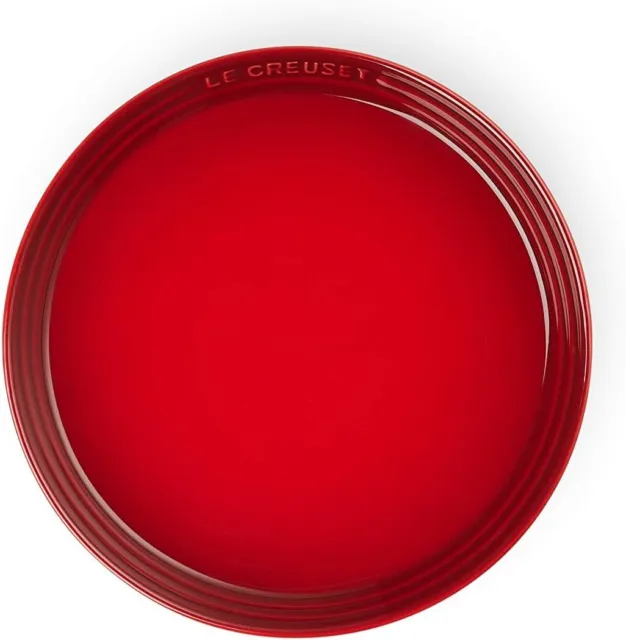 Le Creuset Dish, Neo-Round Plate 17 cm, Cherry Red, Heat Resi 17cm
