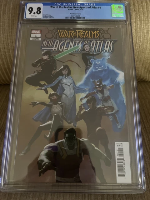 War of The Realms New Agents Of Atlas #1 CGC 9.8 1:25 Variant Park Marvel 2019