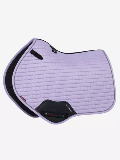 LeMieux Suede Close Contact Saddle Pad - Wisteria
