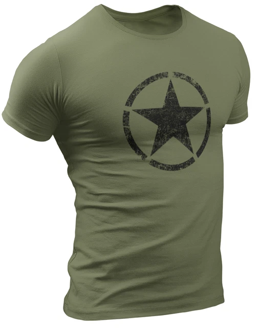 T shirt gris de l'armée américaine - France