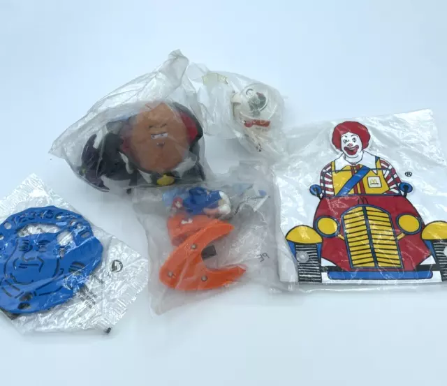 5x McDonalds Retro Happy Meal - Vintage Spielzeug - 90er - NEU