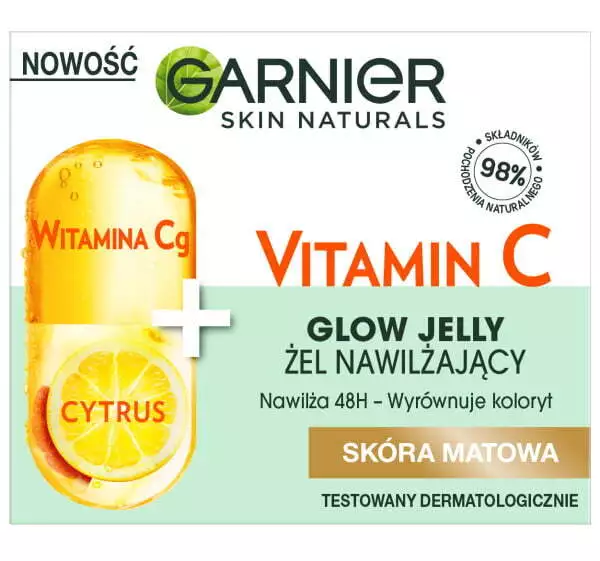 3600542471022 Garnier Skin Naturals Vitamin C Glow Jelly żel nawilżający do twar